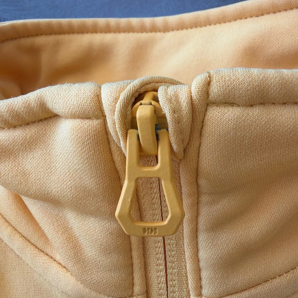 Helly Hansen Women’s Full Zip Fleece Jacket Yellow Peach Softshell - M - Picture 3 of 10